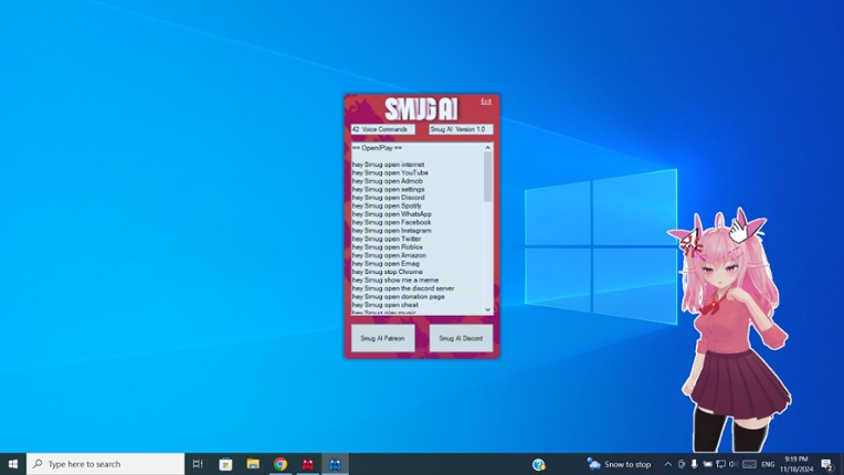 Smug AI (コンピュータアシスタント) screenshot