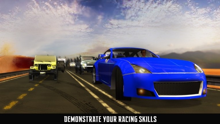 VR Highway Racing in Car Driver Image