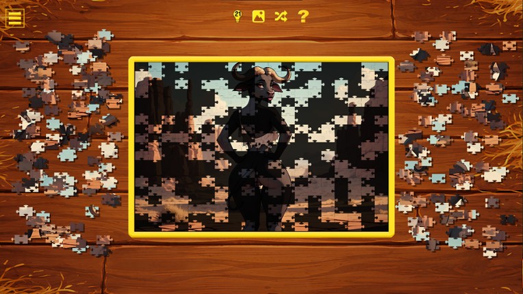 Wild West Furry - Hentai Jigsaw Image