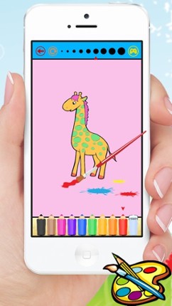 Animal Coloring Book for Kids and Preschool Toddler who Love Cute Pet Games for Free screenshot
