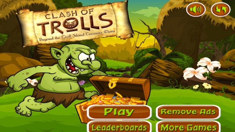 Clash of Trolls Beyond The Troll Island Treasure Clans Find More Gold if You Can screenshot