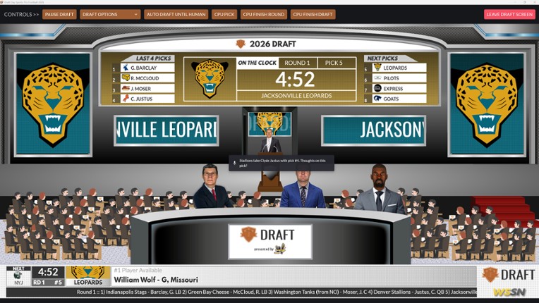 Draft Day Sports: Pro Football 26 Image