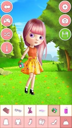 Dress up fashion dolls - make up games screenshot