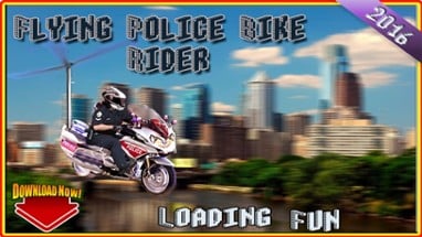 Flying Motorcycle – Real Police Pilot Helicopter Image