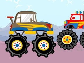 Fun Monster Trucks Jigsaw Image