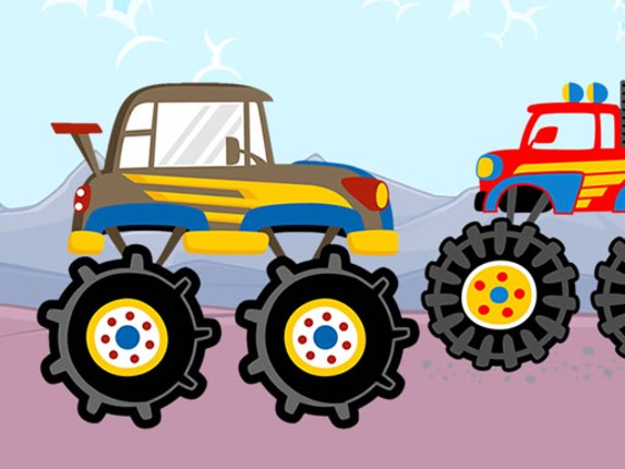 Fun Monster Trucks Jigsaw Game Cover