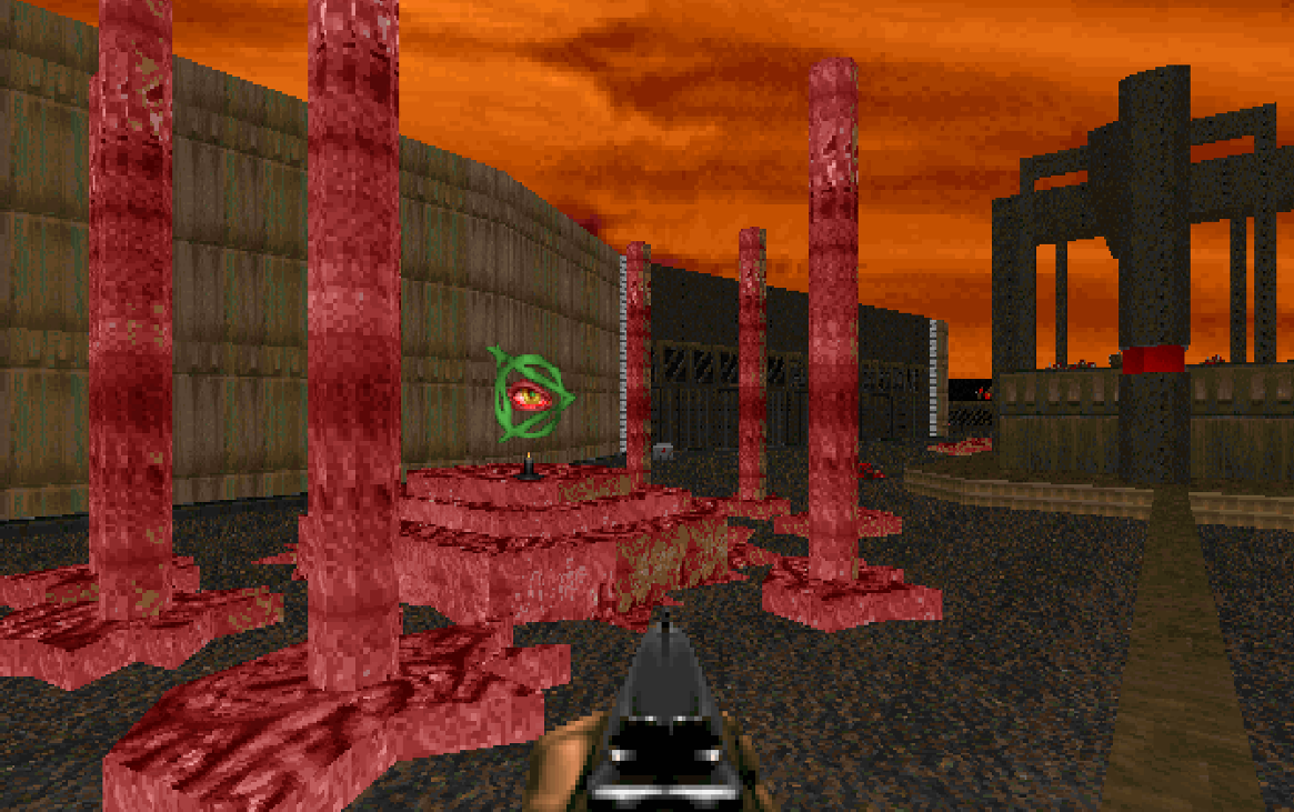 Games like The Walls Peel Off[Doom Map]