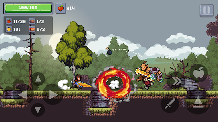 Apple Knight 2: Action Game screenshot