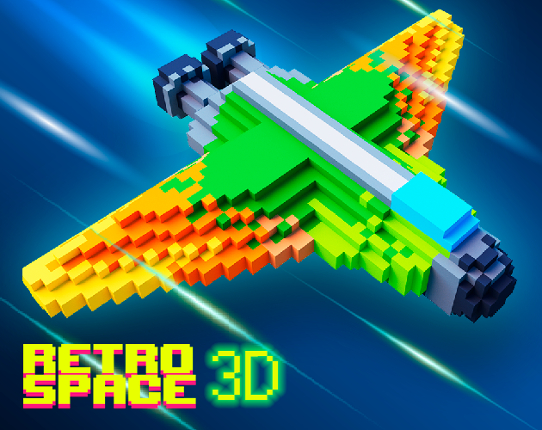 Retro Space 3D Image