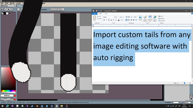 Tail Simulator screenshot