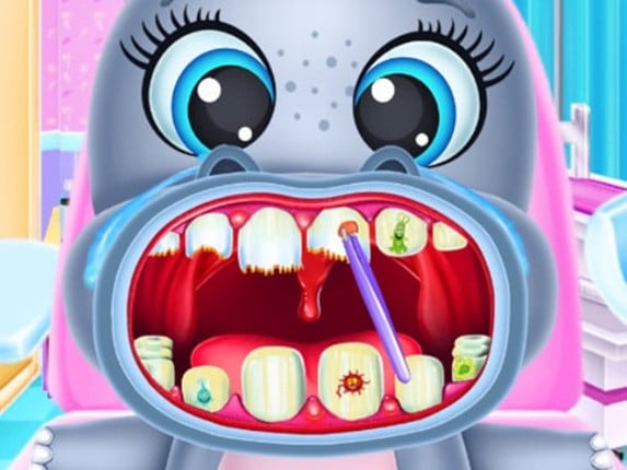 Baby Hippo Dental Care Game Cover