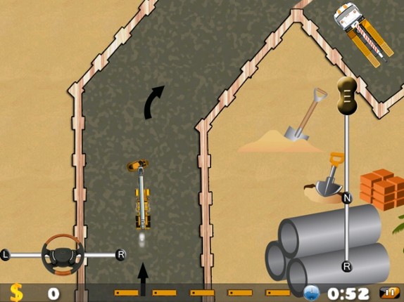 Construction Tractor Parking Challenge - Fast Driving Simulator Free screenshot