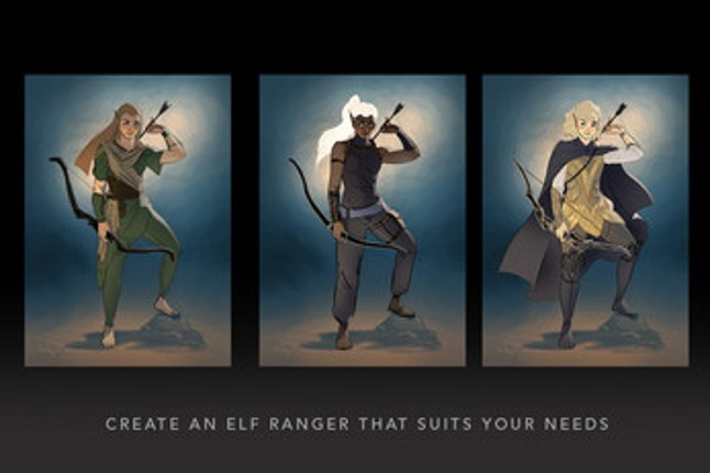 D&D Dress Up - Female Elf Ranger Image
