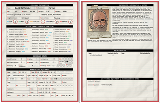 Distemper: Chased | A Quickstart Adventure for the Distemper TTRPG screenshot