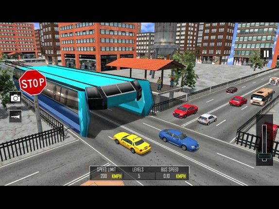 Futuristic Bus Driving Tour 3D screenshot