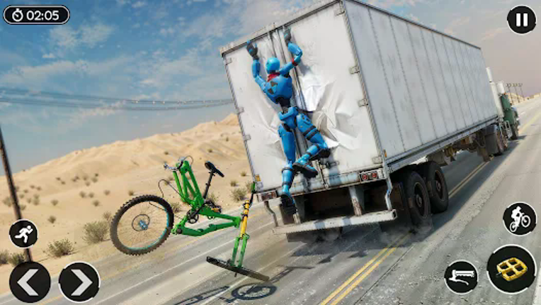 Ragdoll BMX Bone Fall Crash screenshot