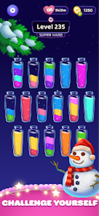 Color Sort Water Purrfect Puzz screenshot