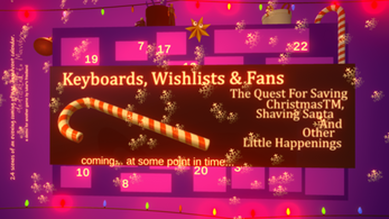 24 scenes of an evening coming of age. an advent calendar. Image