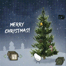 Nok Nok and Christmas tree Image