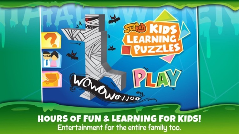 Kids Learning Puzzles: Halloween - Tangram Building Blocks Make Your Brain Pop screenshot