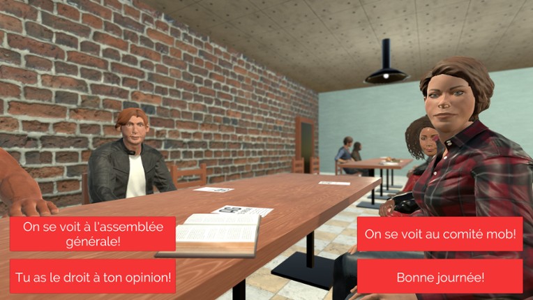 Tractage aux Portes 2: Mob à la Cafétéria screenshot