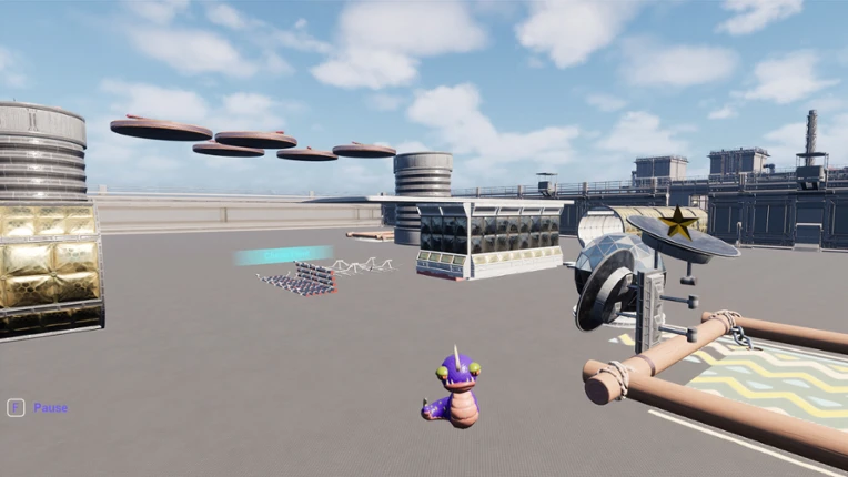 Worm In Space screenshot