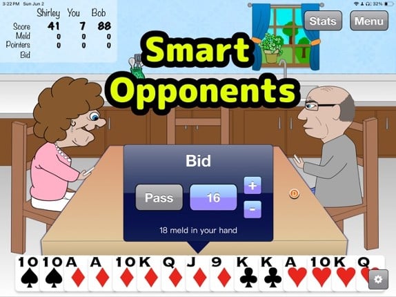 3 Hand Pinochle screenshot