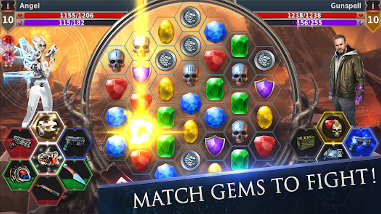 Gunspell 2 Match Gems screenshot