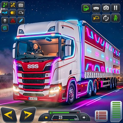 City Transport Truck Game 3D Image