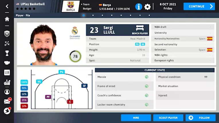 iBasketball Manager 22 screenshot