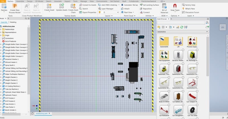 Inventor Factory Design Utilities Example Image