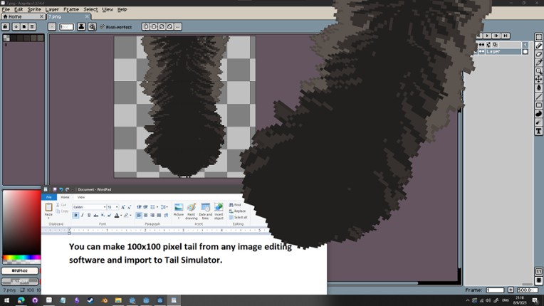 Tail Simulator screenshot