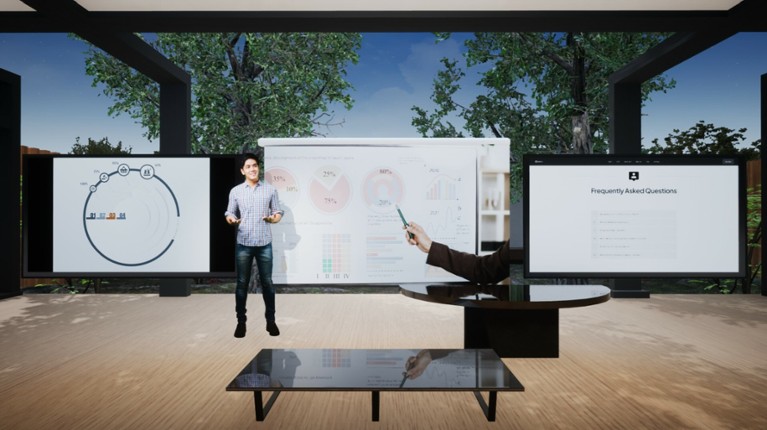 Virtual Presenter Room - Testversion screenshot