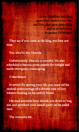 What's So Bad About Being Shrunk Down to Exterminate Dracula's Demonic Crotch Crickets? Image