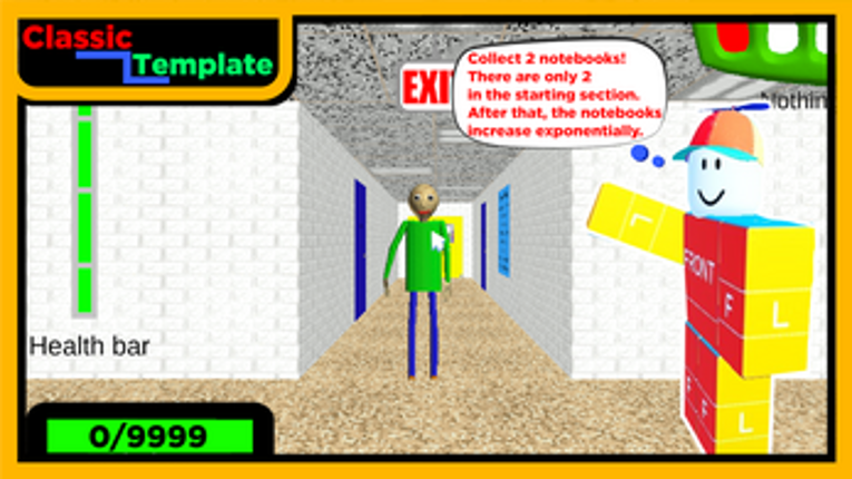 Baldi's Basics With 2500 Notebooks! screenshot