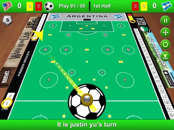 Finger Soccer : World Edition screenshot