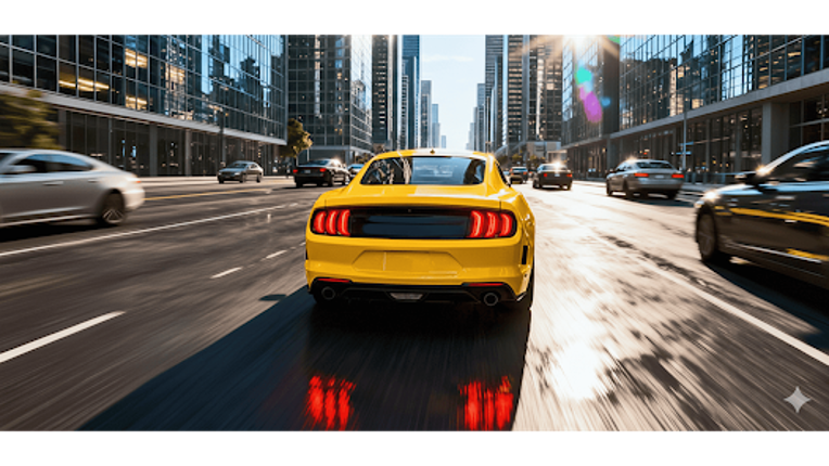 Luxury SUV Car Extreme Driving Image