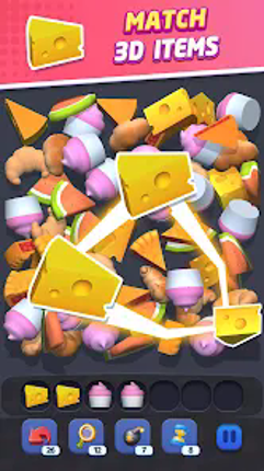 Match Triple 3D Image