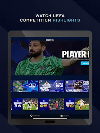 UEFA.tv screenshot
