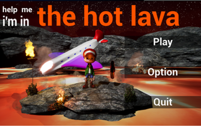 Lava On Image