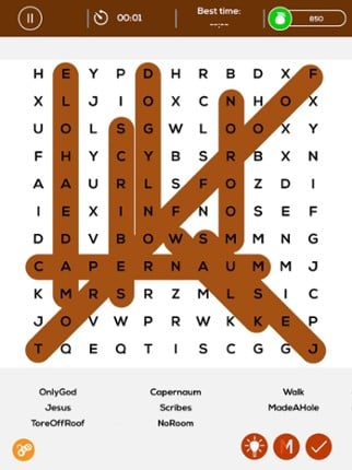 Giant Bible Word Search Puzzle Image