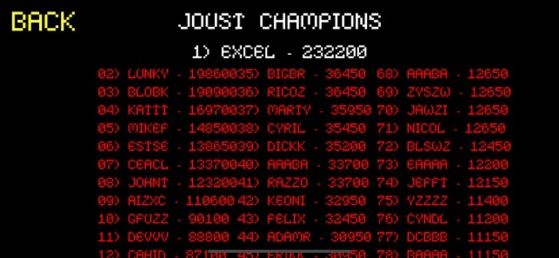 JOUST. screenshot