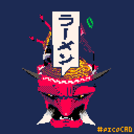 [picoCAD] Oni Ramen screenshot