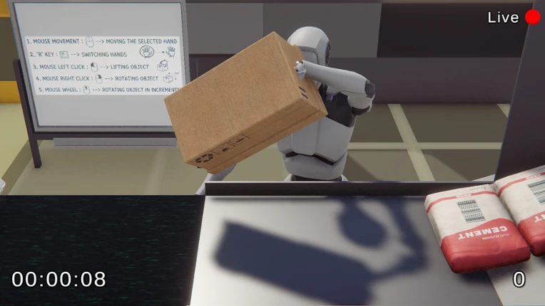 SimulLogistics: RoboHands Image
