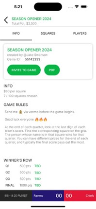 Squares - Football Squares Image