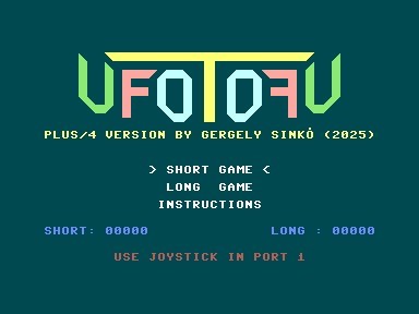 Games like UfoTofU (Commodore Plus/4 & C64)