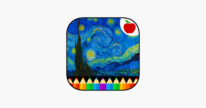 Van Gogh Paintings - Coloring Book for Adults Image