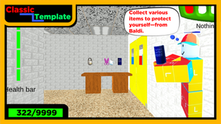 Baldi's Basics With 2500 Notebooks! screenshot