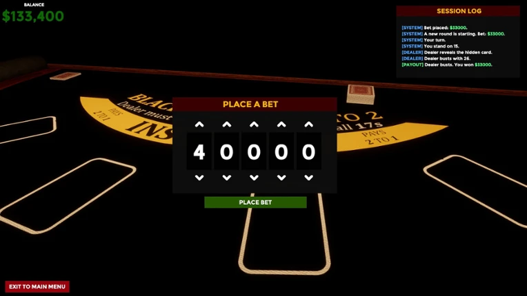 Blackjack Simulator 2027 Image