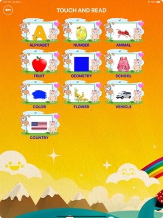 English Alphabet Learning 123 screenshot